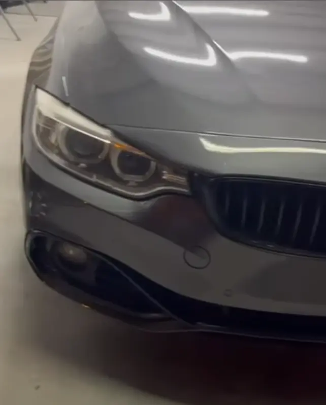 BMW front bumper fully restored after professional repair at CT Collision in Kissimmee, Florida