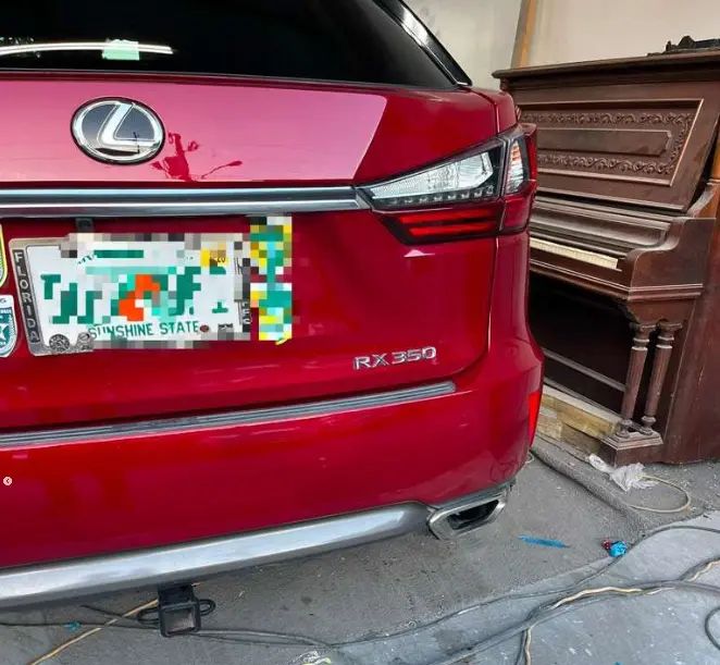 Lexus rear bumper repaired to factory finish at CT Collision in Kissimmee, Florida