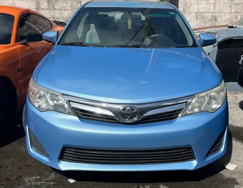 Toyota Camry front collision fully repaired and refinished at CT Collision in Kissimmee, Florida